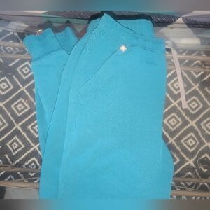 Figs Men's Teal Joggers Medium